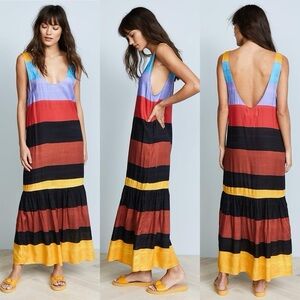 Mara Hoffman Valentina Stripe Cover-Up Dress resort wear beach vacation S